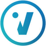 veronica-profile Teal and blue profile icon for Veronica.